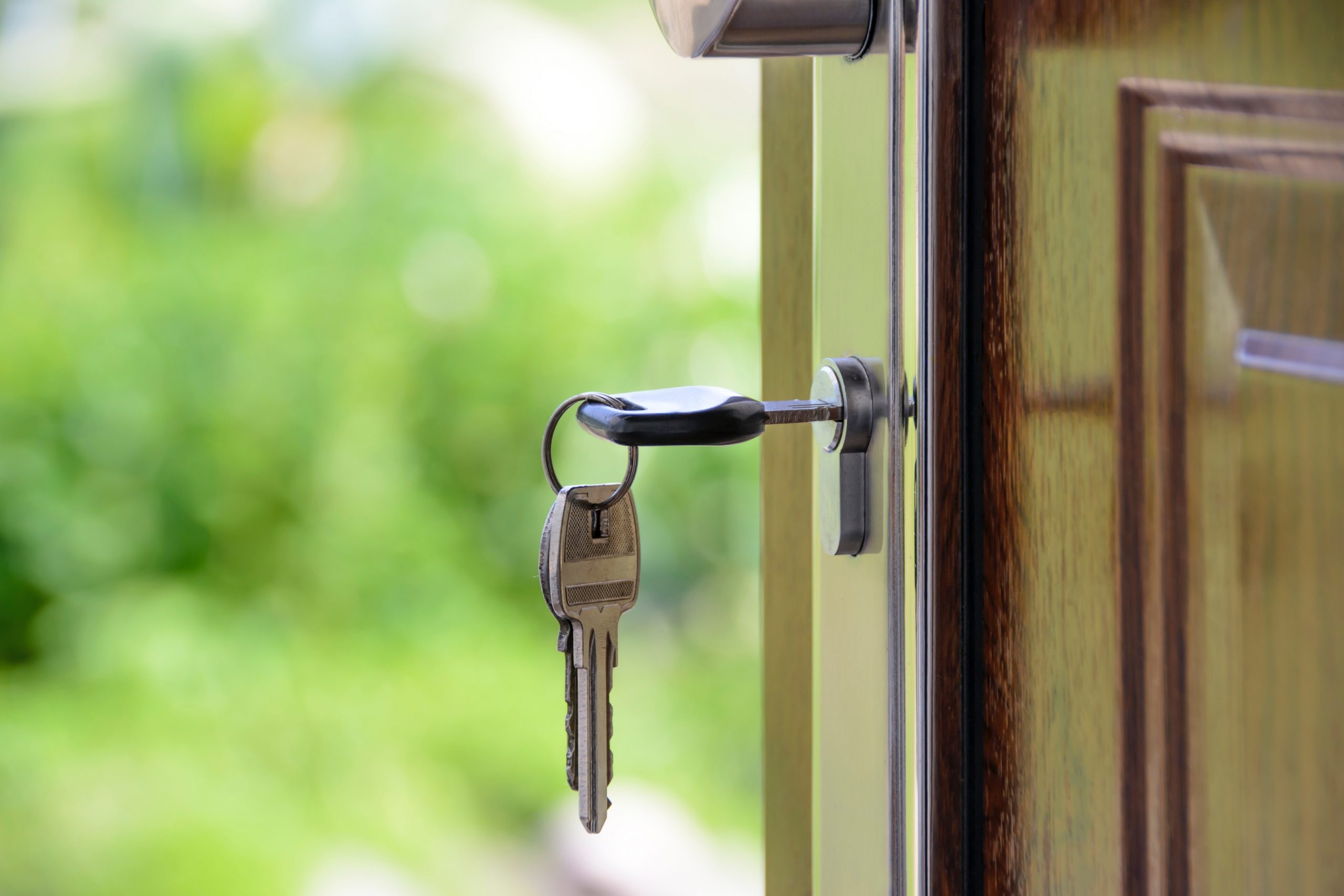keys in door from receiving home loan